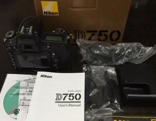 Nikon D750 DSLR Camera ..$1350 USD